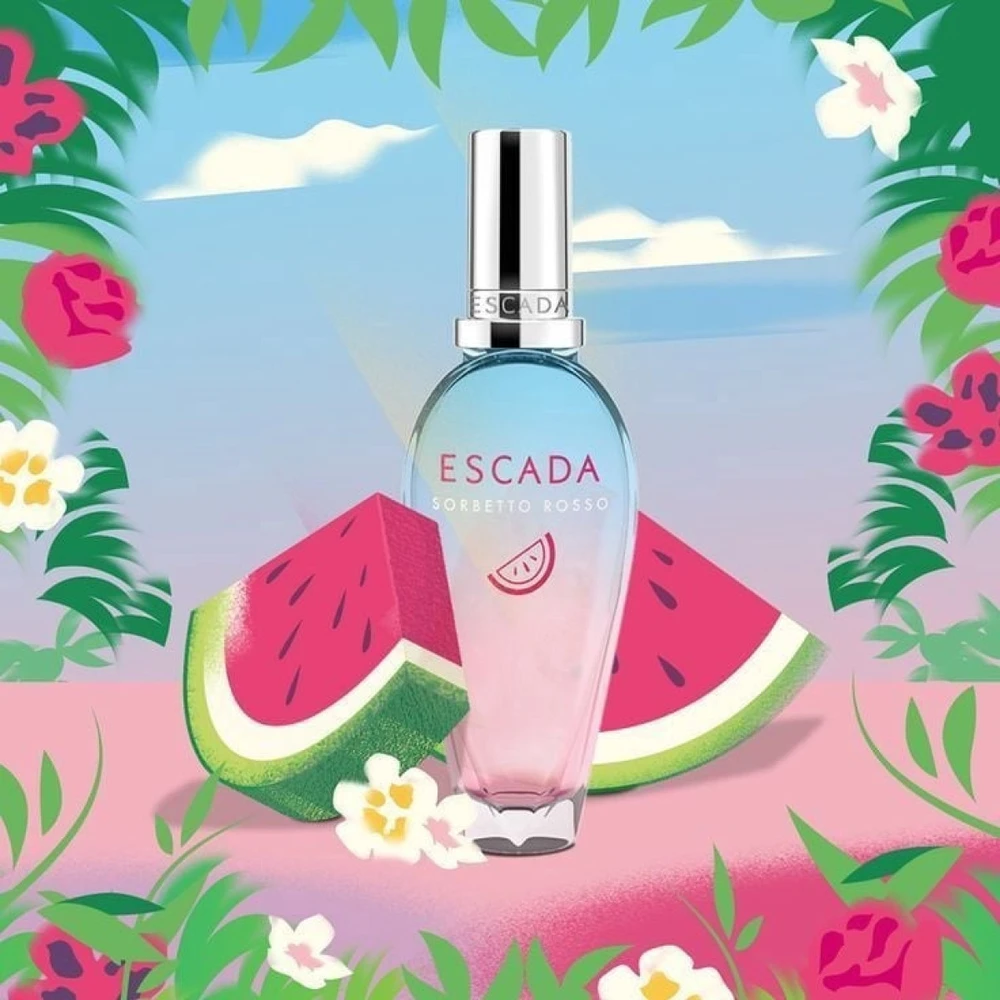 ESCADA Sorbetto Rosso EDT tualetinis vanduo moterims, 100 ml