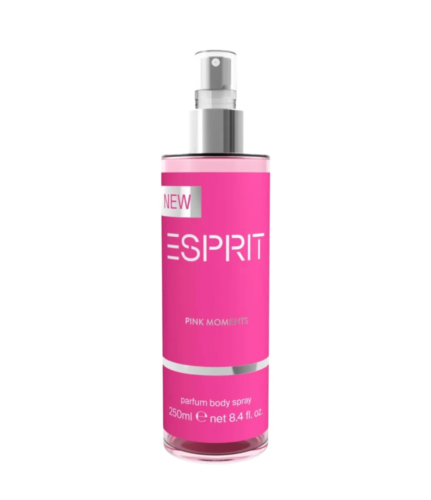 Esprit Rožinė Moments Body Purškiklis, 250 ml