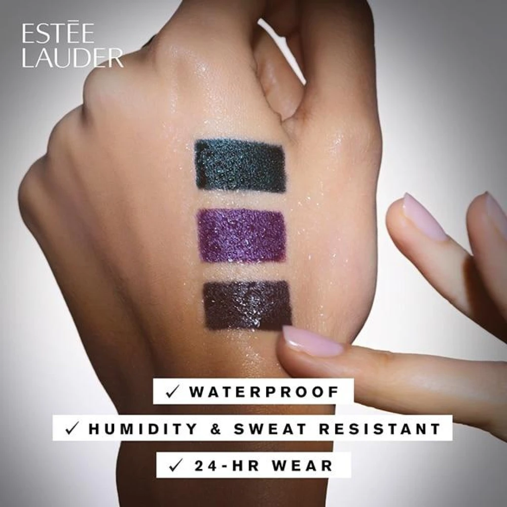 Estée Lauder Double Wear 24h Atsparus vandeniui Gel Eye Pieštukas vandeniui atsparus akių pieštukas, atspalvis: 01 Onyx, 1,2 g