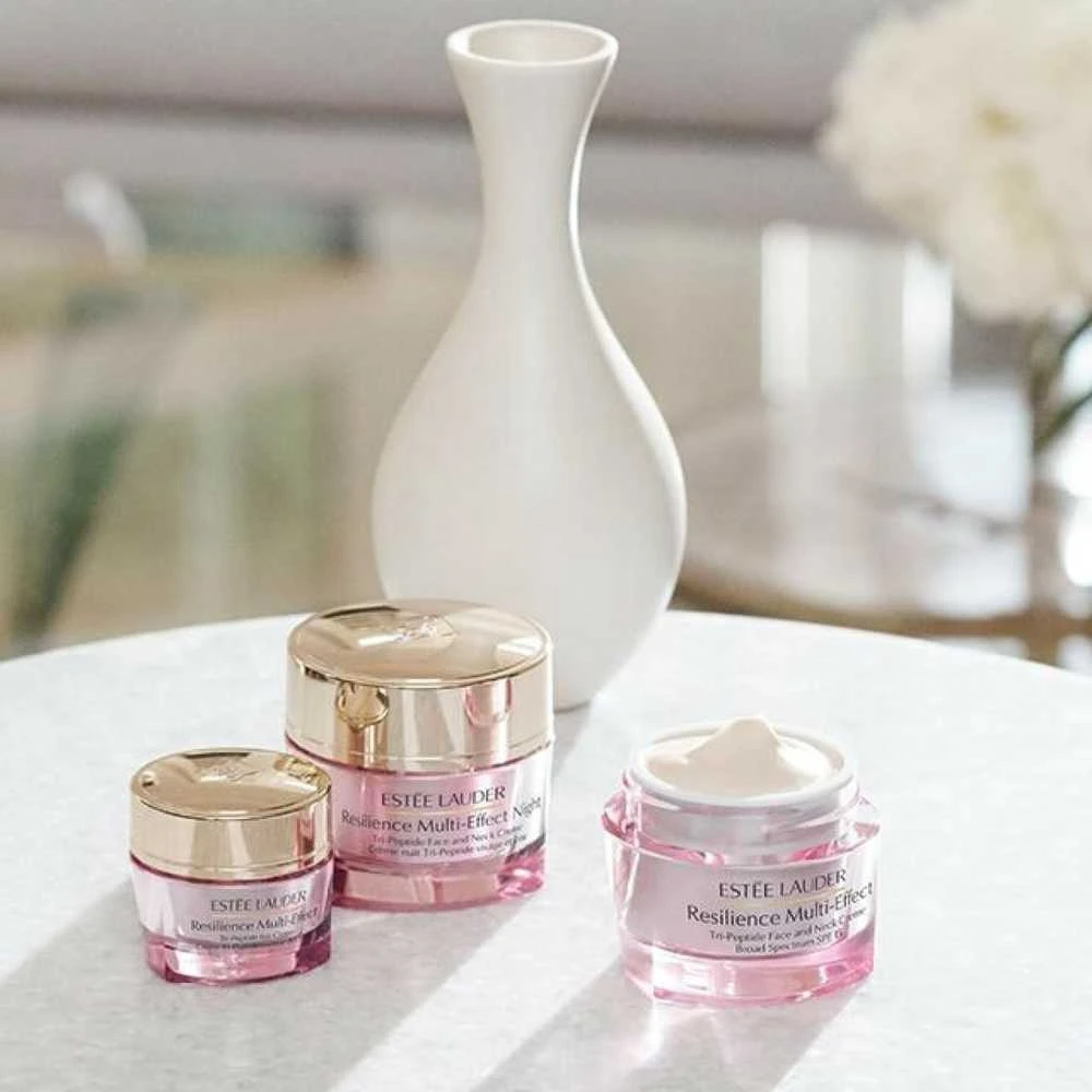 Estée Lauder Resilience Multi-Effect Tri-Peptide Face And Neck Kreminis Normal And Mixted Skin SPF 15 veido kremas normaliai ir mišriai odai, 50 ml
