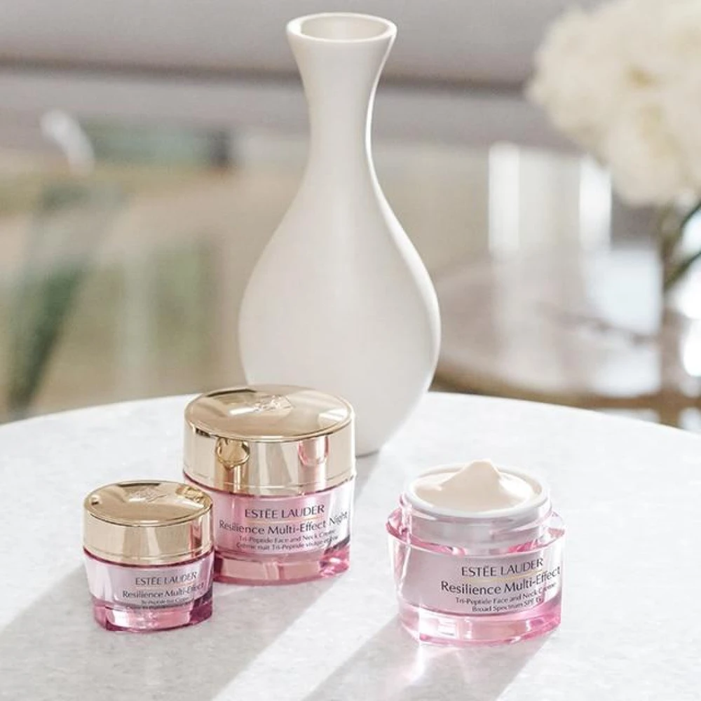 Estée Lauder Resilience Multi-Effect Tri-Peptide Face And Neck Kreminis Normal And Mixted Skin SPF 15 veido kremas normaliai ir mišriai odai, 50 ml