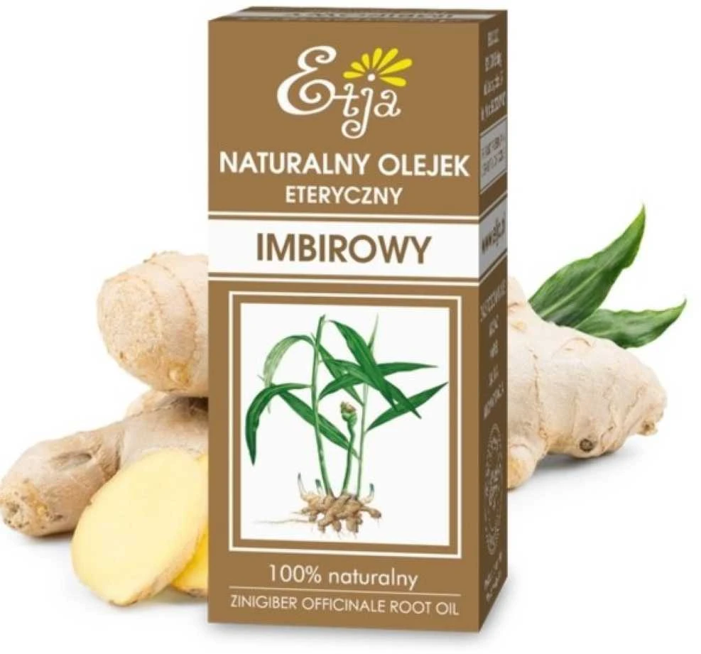 Etja imbierų eterinis aliejus, ruda pakuotė