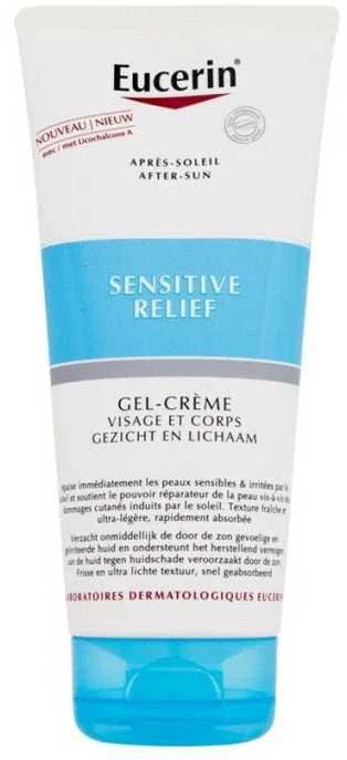 Eucerin After Sun Sensitive Relief Gel-Kreminis After Sun Care gelis-kremas po deginimosi, 200 ml