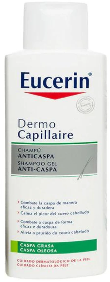 Eucerin Dermo Capillaire gelinis šampūnas nuo pleiskanų, 250 ml