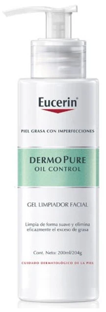 Eucerin Dermopure Oil Control veido valymo gelis 200ml