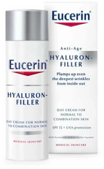 "Eucerin Hyaluron Filler" dieninis kremas normaliai ir mišriai odai 50ml