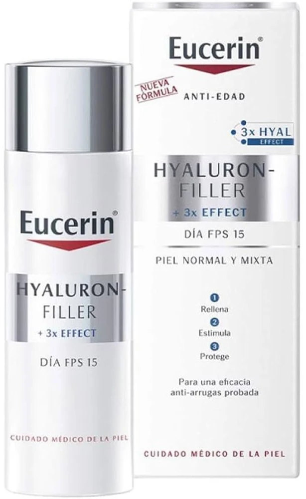 "Eucerin Hyaluron Filler" dieninis kremas normaliai ir mišriai odai 50ml