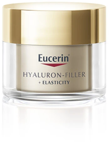 Eucerin Hyaluron-Filler + Elasticity Night Kreminis naktinis veido kremas, 50 ml