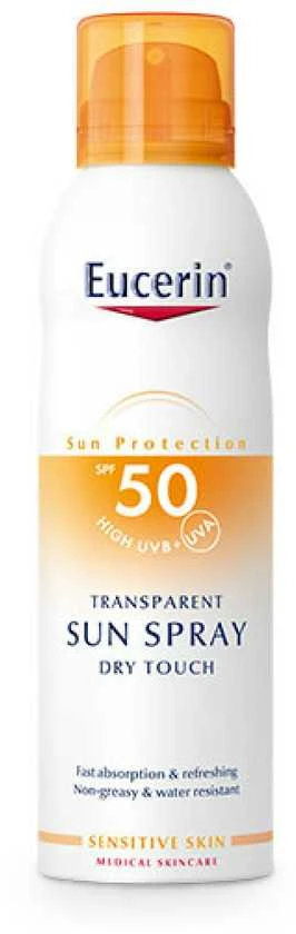 "Eucerin" purškiklis nuo saulės Dry Touch Spf50 200ml