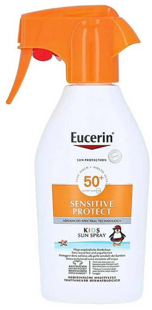 Eucerin Sun Sensitive Protection Kids purškiklis SPF50, 250 ml