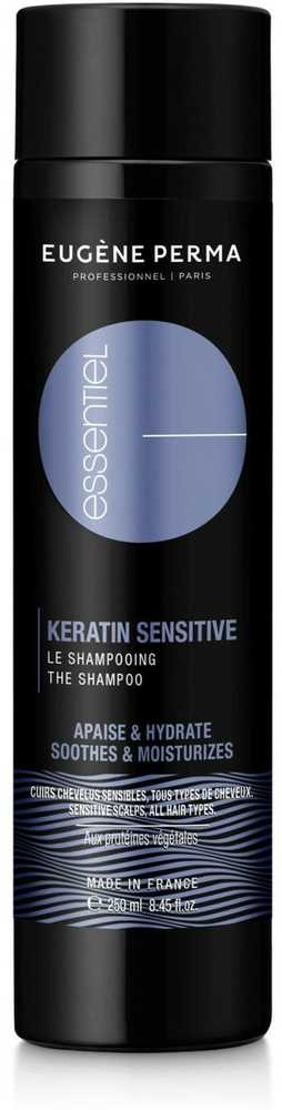 Eugène Perma Essentiel Keratin Sun Shampoo – 250 Ml, Für Sonnenexponiertes Haar, Entfernt Chlor & Salz, Silikonfrei, Hergestellt In Frankreich
