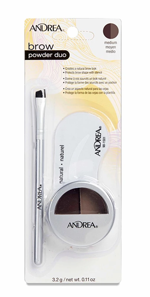 Eurostil Cejas Andrea Powder Duo Marron Medio 1vnt antakių dažai