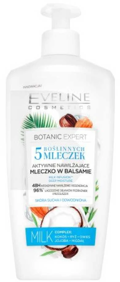 Eveline Cosmetics Eveline Botanic Expert aktyviai drėkinamasis losjonas kūnui In Balm, 350 ml