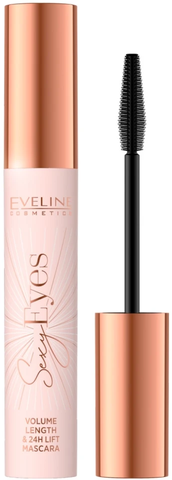 Eveline Cosmetics Sexy Eyes Blakstienų tušas Juodas, 8 ml