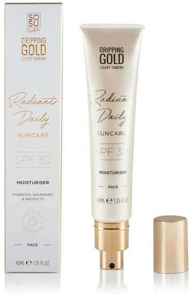 Veido kremas nuo saulės "Dripping Gold Radiant Daily SPF 30" (drėkinamasis kremas) 40 ml