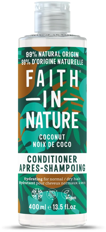 Faith In Nature Coconut Hair Conditioner Hydrating & Softening, 400 ml