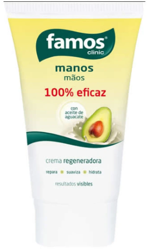 "Famos" rankų kremas su avokadų aliejumi 100ml