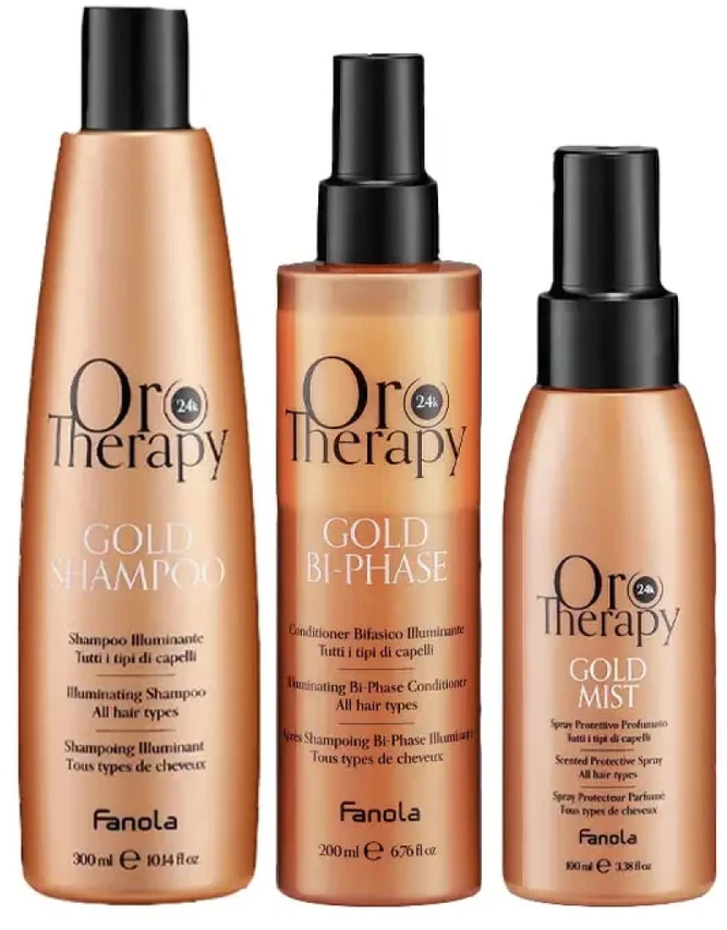 Fanola Oro Therapy Gold dvifazis kondicionierius, 200 ml