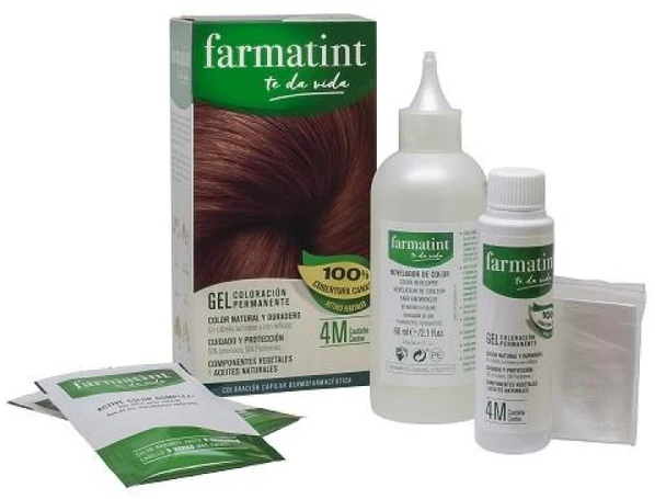 "Farmatint" 4m Auburn Brown plaukų dažai 135ml