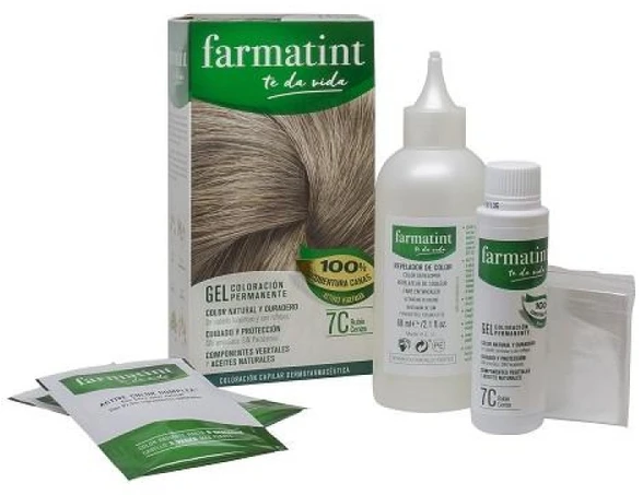 "Farmatint Classic 7c Pelenų blondinė" plaukų dažai 155ml