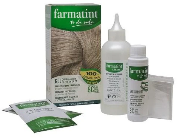 "Farmatint" Classic 8c šviesi pelenų spalva - plaukų dažai 135ml