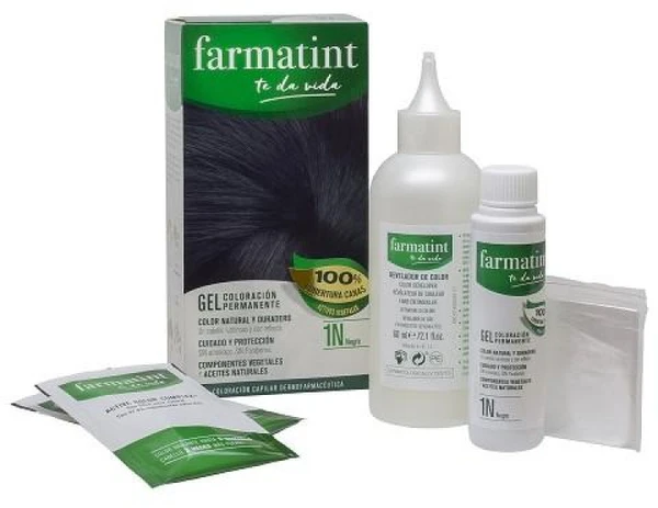 Farmatint Gel 1n Juodas plaukų dažai