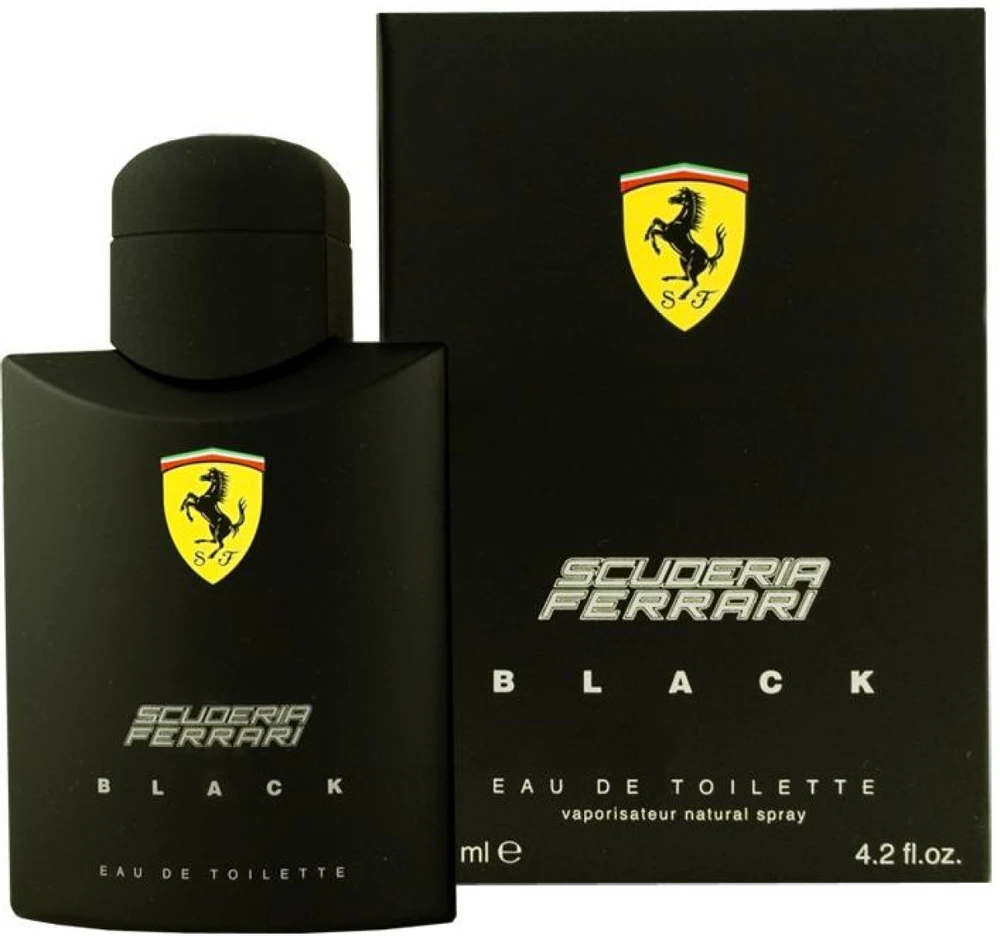 Ferrari Scuderia Juodas EDT tualetinis vanduo vyrams, 125 ml