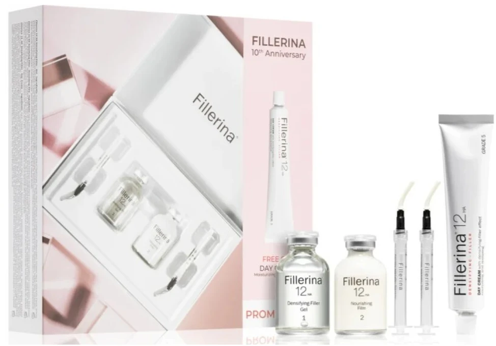 Fillerina Gift rinkinys odos priežiūrai su užpildymo efektu 12HA 5 lygis