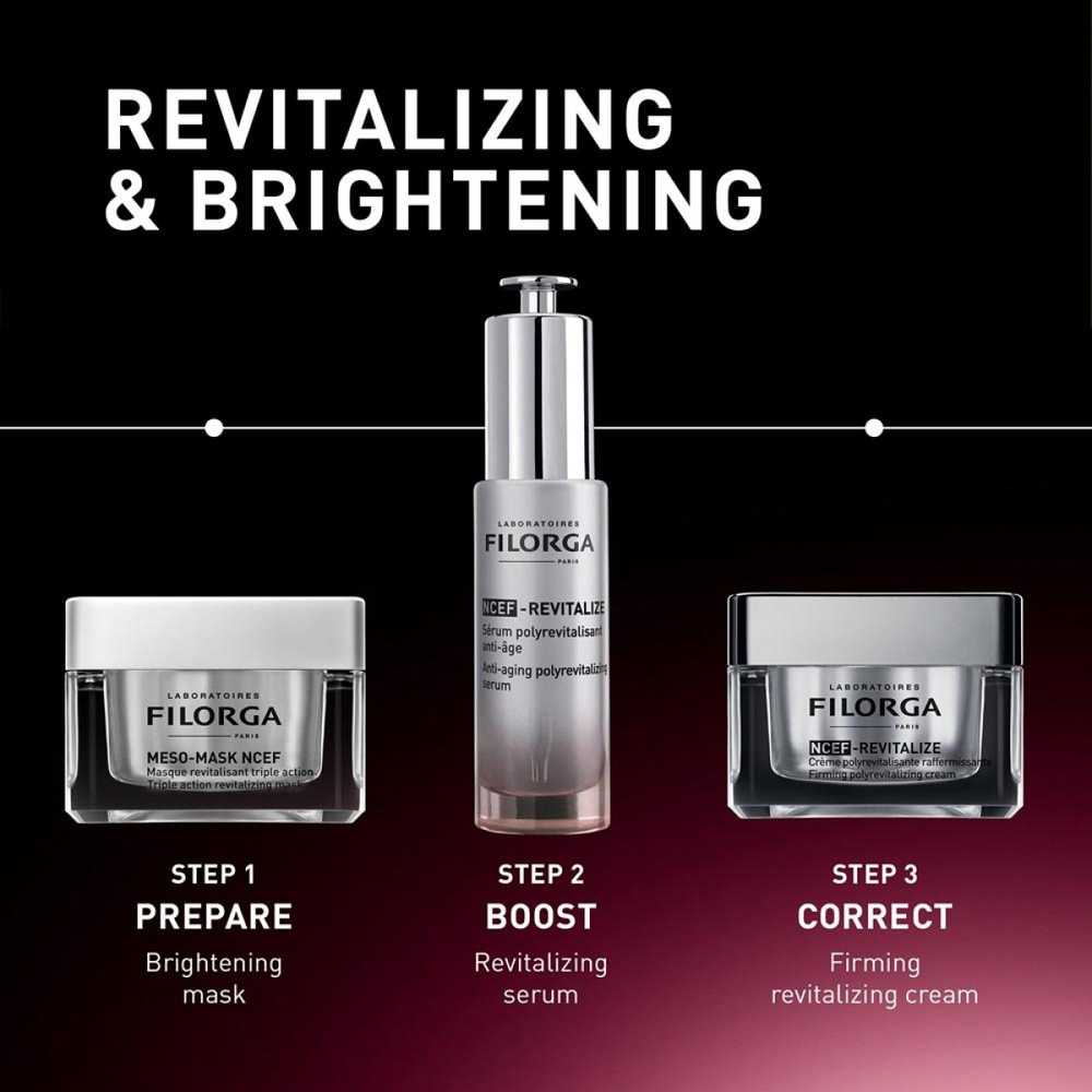 Filorga Meso-Mask Ncef Triple Action Revitalizing Mask gaivinamoji veido kaukė odai su nuovargio požymiais 50 ml