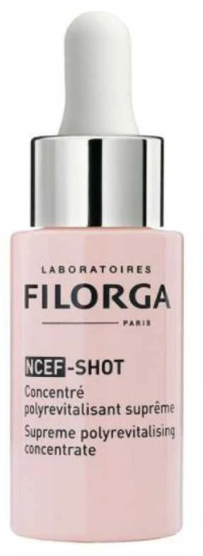 Filorga Ncef-Shot Supreme Poly Revitalizing Concentrate intensyvaus poveikio gaivinamasis veido serumas 15ml