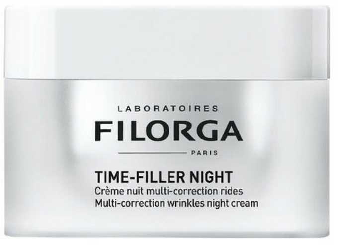Filorga Time-Filler Night Wrinkle Correction Kreminis naktinis kremas brandžiai odai 50ml