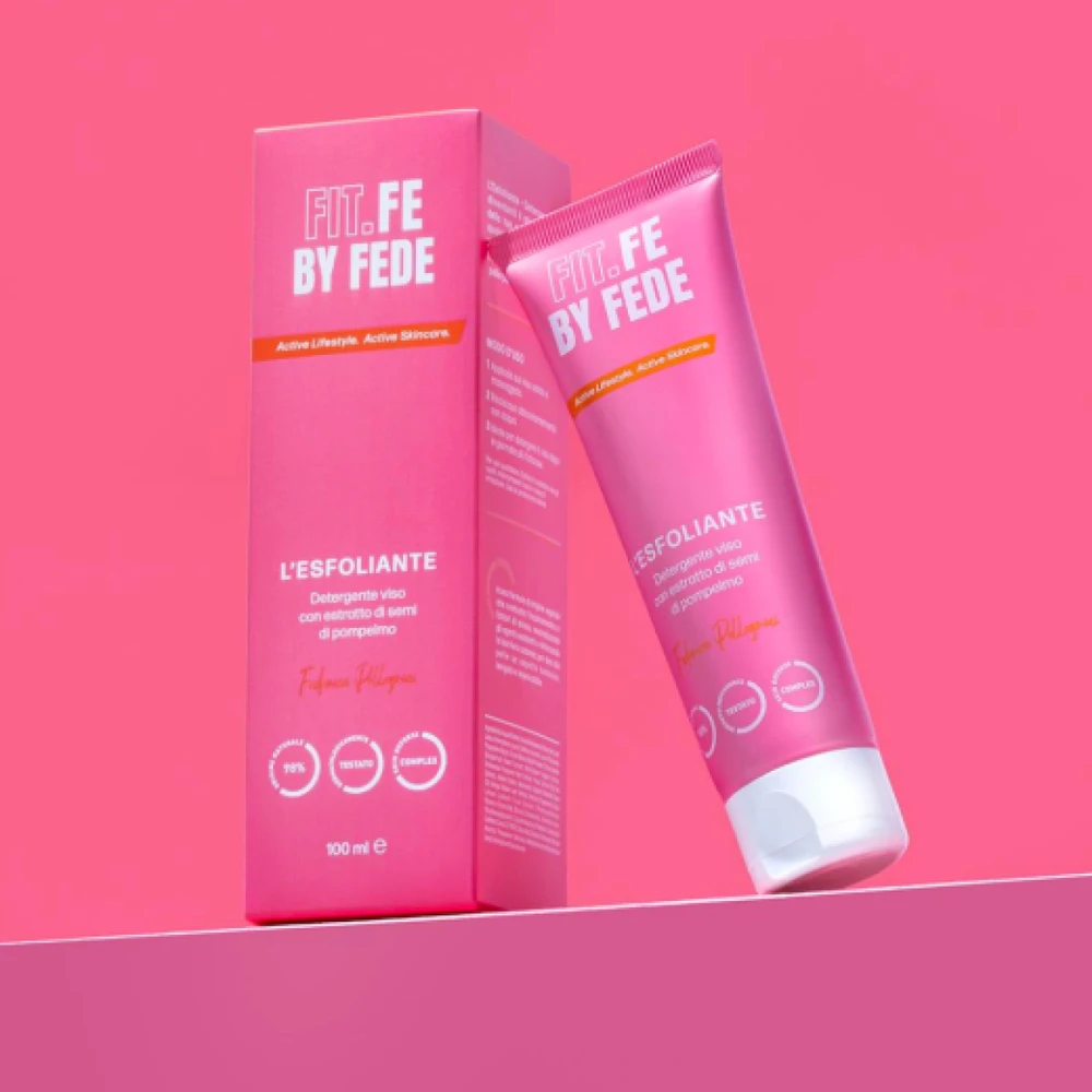 Fit.Fe by Fede The Exfoliator Facial Valiklis šveičiamasis veido prausiklis, 100 ml