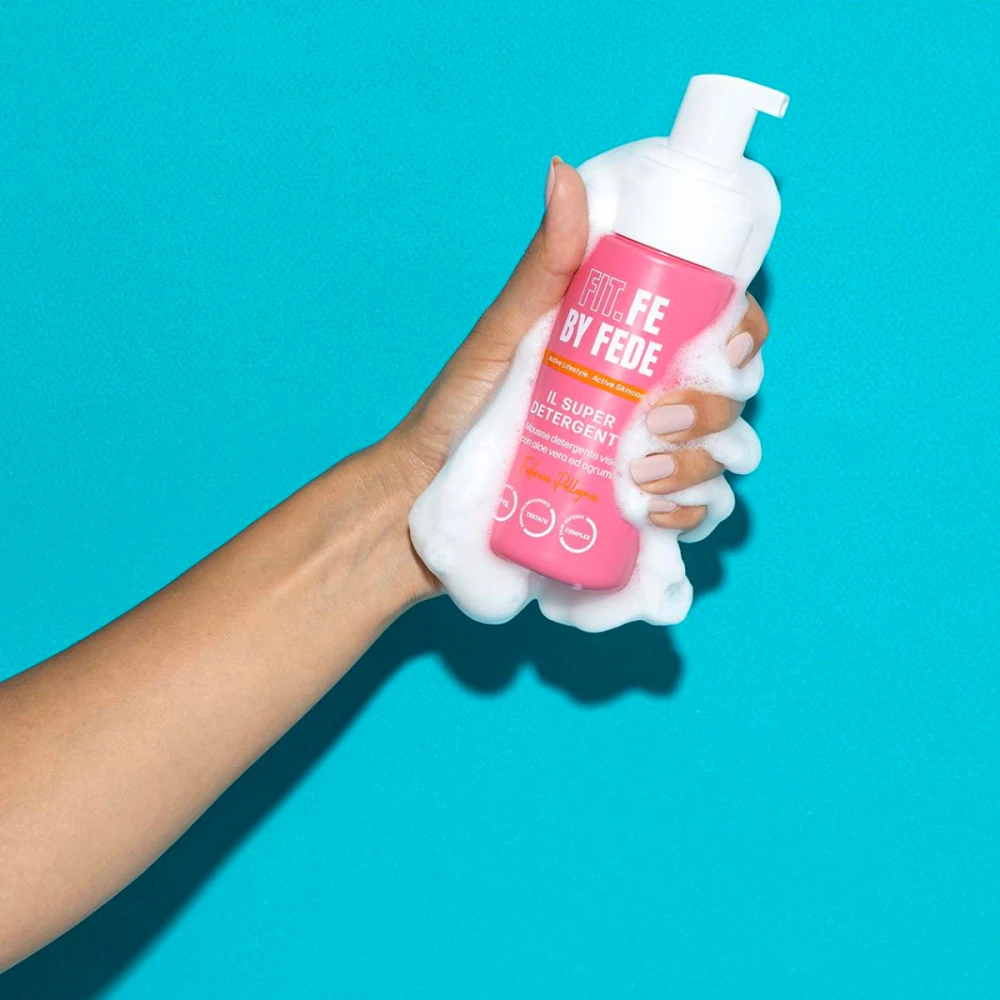Fit.Fe by Fede The Power-Valiklis Foaming Face Wash putojantis veido prausiklis, 150 ml