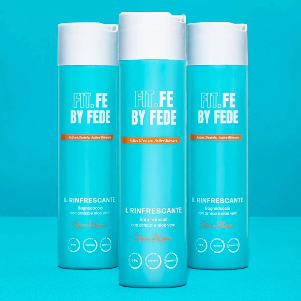 Fit.Fe by Fede The Refresher Kūno prausiklis With Arnica dušo gelis su arnika, 250 ml