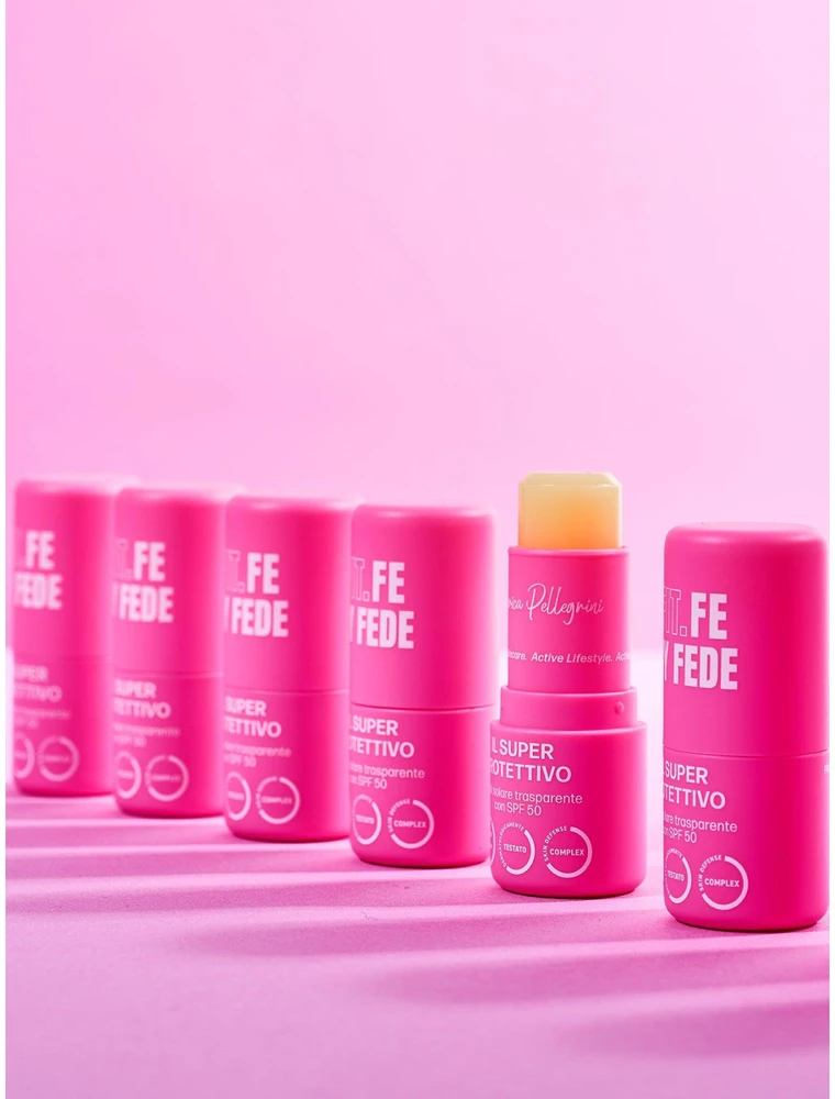 Fit.Fe by Fede The Shielder Transparent Sunscreen Stick SPF 50 apsauginis pieštukas nuo saulės, 7 g