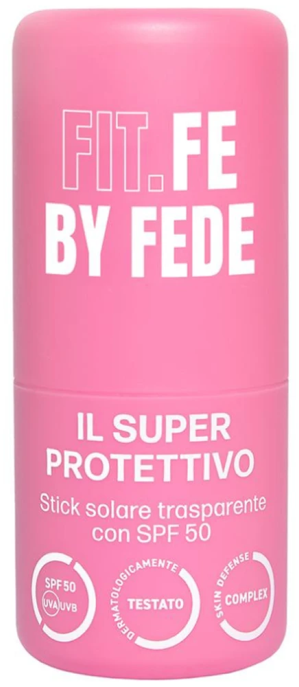 Fit.Fe by Fede The Shielder Transparent Sunscreen Stick SPF 50 apsauginis pieštukas nuo saulės, 7 g