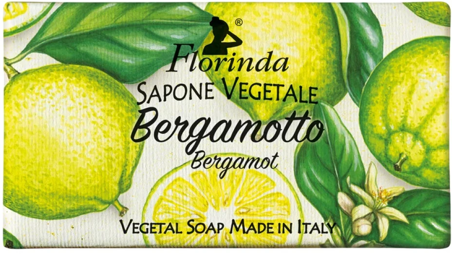 Florinda bergamotų valomasis ir drėkinamasis kvapusis muilas, 100 g