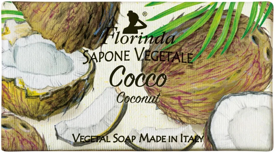 Florinda Cocco Vegan Cleansing & Hydrating Scented Soap Bar , 100 g