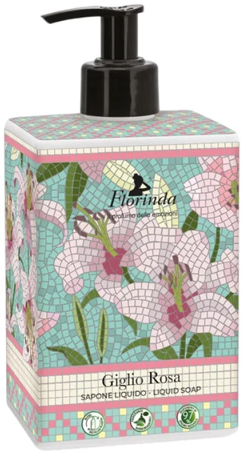 Florinda Giglio Rosa Hydrating Liquid Soap, 500 ml