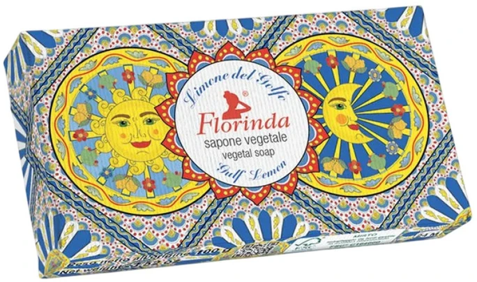 Florinda Gulf Lemon vegan drėkinantis kvapusis muilas kūnui, 100 g