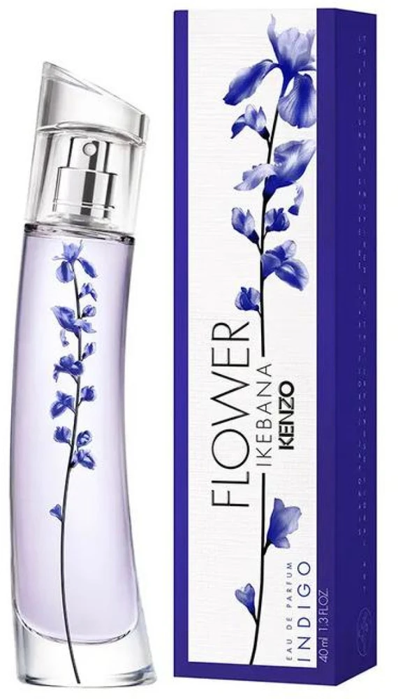 Flower By Kenzo Ikebana Indigo EDP parfumuotas vanduo moterims, 40 ml