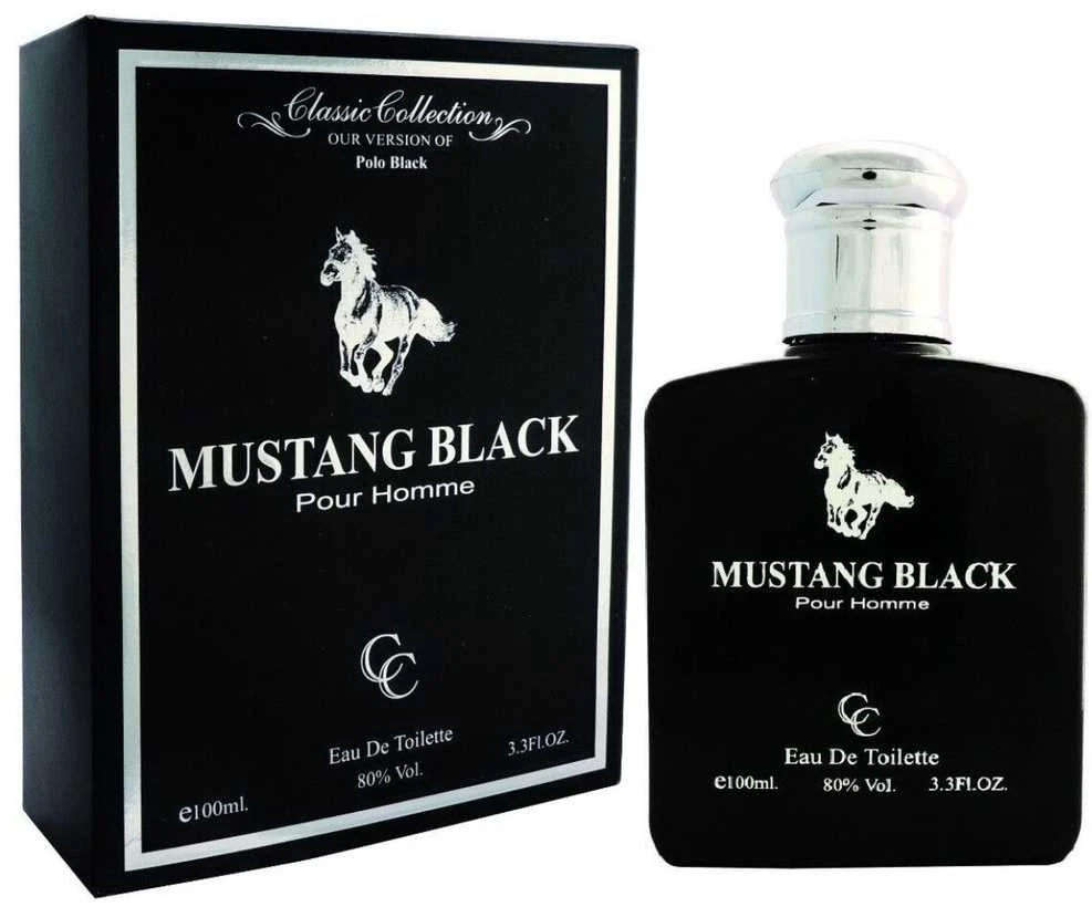 Ford Mustang Mustang Juodas EDT tualetinis vanduo vyrams, 100 ml