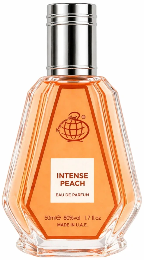 Fragrance World Intense Peach EDP parfumuotas vanduo unisex, 50 ml