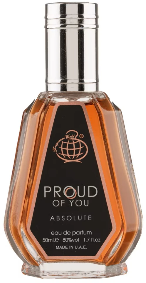 Fragrance World Proud of You Absolute EDP parfumuotas vanduo vyrams, 50 ml