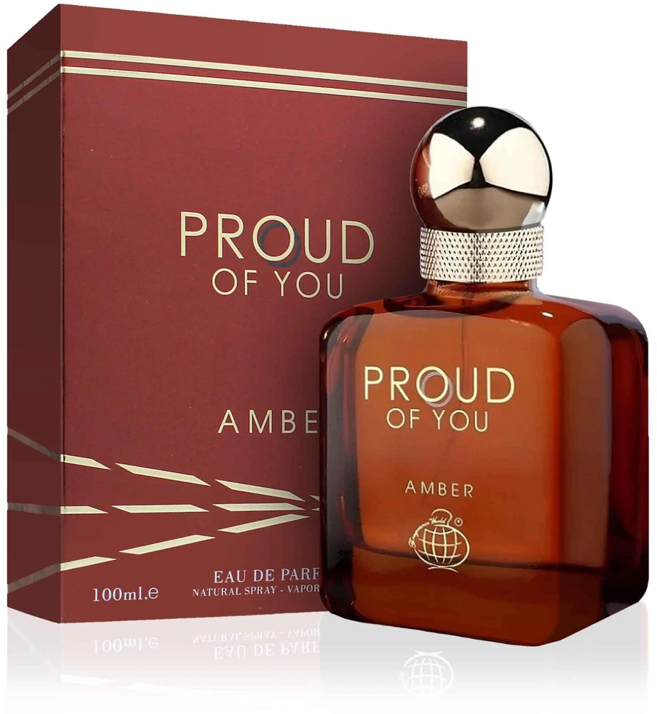 Fragrance World Proud Of You Amber EDP parfumuotas vanduo unisex, 100 ml