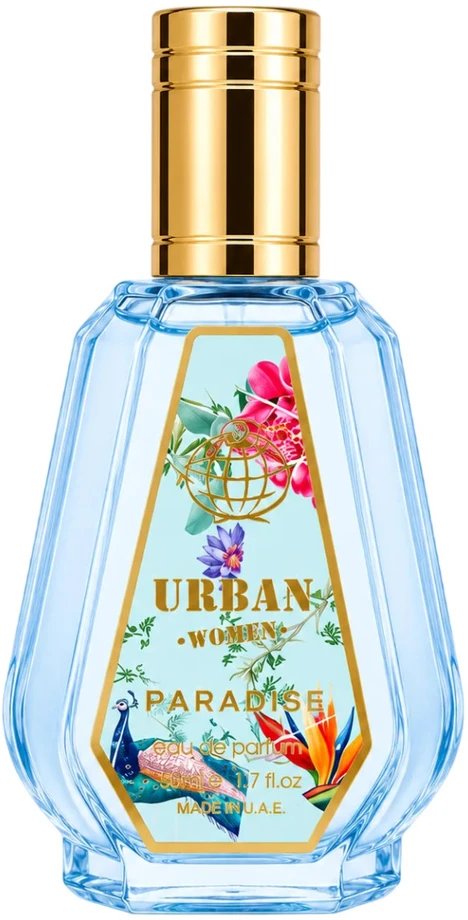 Fragrance World Urban Women Paradise EDP parfumuotas vanduo moterims, 50 ml