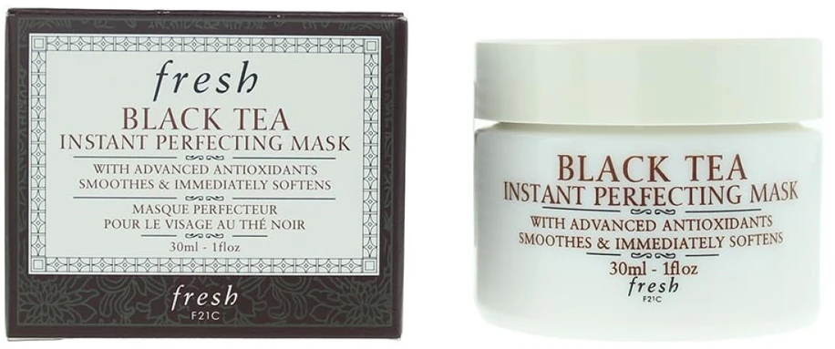 Fresh Juoda arbata Smooth Antioxidants gelinė kaukė veidui, 30 ml
