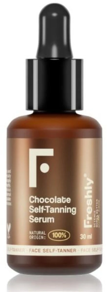 Freshly Cosmetics Chocolate Self-Tanning Serum laipsniškas savaiminio įdegio serumas veidui, 30 ml