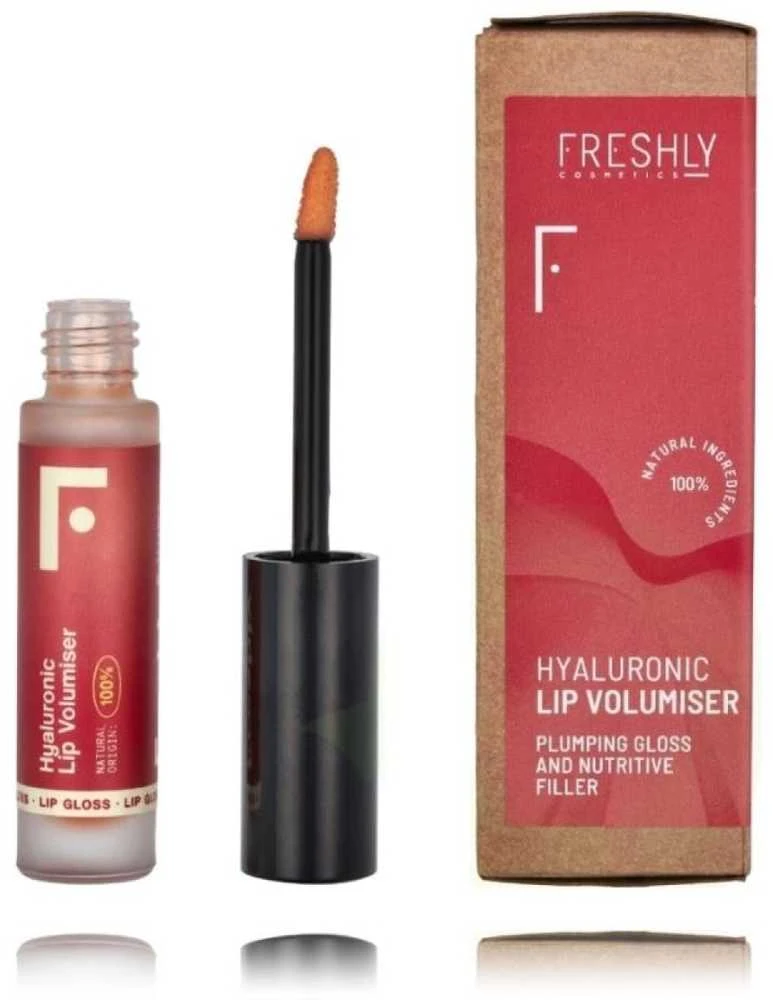 Freshly Cosmetics Hyaluronic Volumiser Lūpų blizgis drėkinantis ir putlinantis lūpų blizgesys, 5 ml