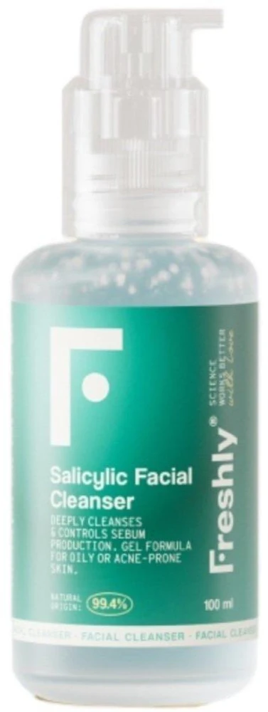 Freshly Cosmetics Salicylic Facial Valiklis gelinis prausiklis riebiai / probleminei veido odai su salicilo rūgštimi, 100 ml